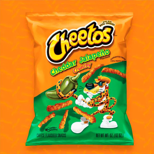 Cheetos Cheddar and J