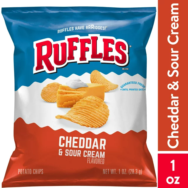 Ruffles Cheddar and S